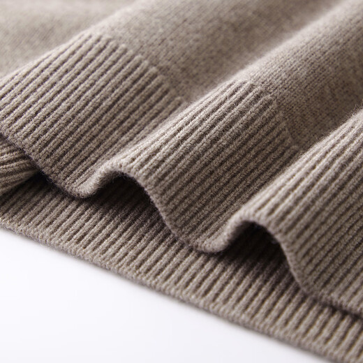 Shanshan Heavy Thick Autumn and Winter Men's Sheep Wool Long Sleeve Casual Daily Half Turtle Neck Morandi Warm Sweater