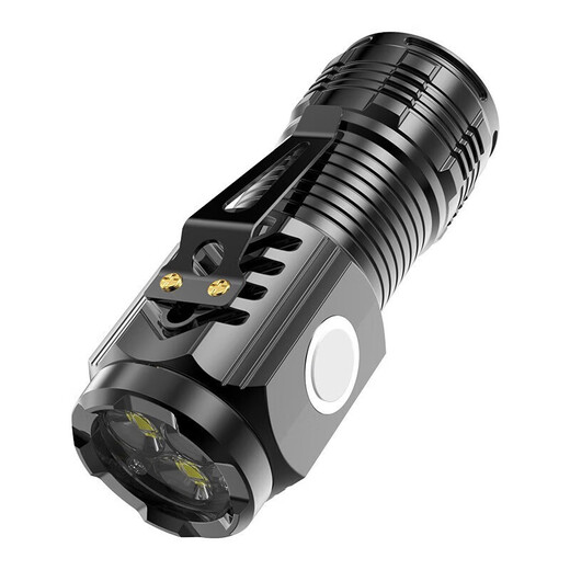 LED strong light flashlight zoom long-range ultra-high endurance outdoor multi-function searchlight outdoor emergency long-range strong light flashlight 300 mAh ABS super bright model