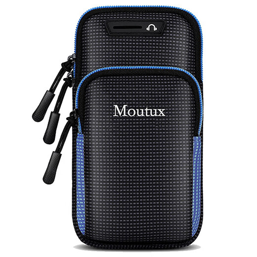 TLXT outdoor Huawei Apple men's and women's sports running mobile phone arm bag equipment fitness arm sleeve arm bag hand blue (not cross-body) mobile phone below 6.7 inches