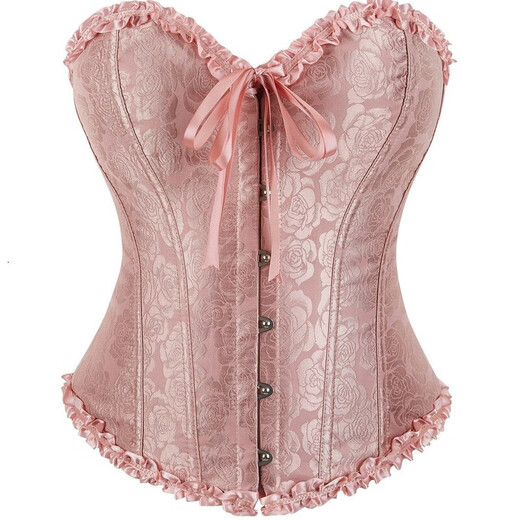 Renduo Bridal Dress Tube Top Slim Fit Waist Herringbone Shaping Top White XS Recommended Waist Circumference 65-69cm