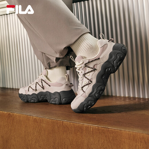 FILA official women's shoes cat claw 6th generation thick-soled casual shoes 2025 winter retro sports shoes