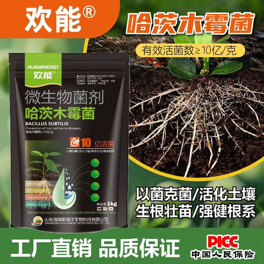 Huaneng Trichoderma harzianum agent Bacillus subtilis leaf surface water-soluble fertilizer anti-root rot microbial agent anti-death 1kg