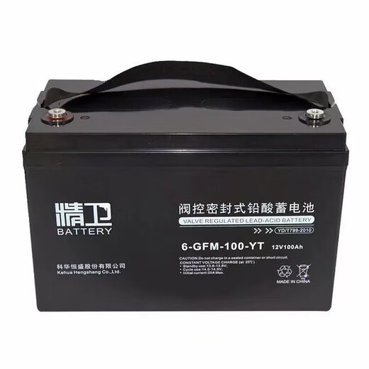 科华恒盛科华精卫蓄电池6-GFM-100-YT/12V100AH/12V65AH/12V38AH直流屏UPS 连接线
