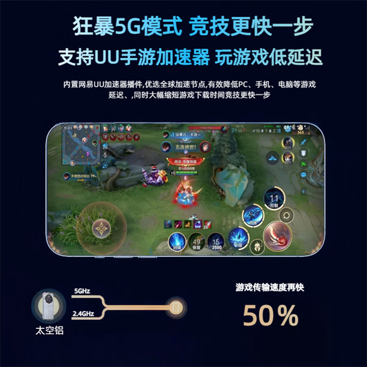 ZTE (ZTE) U30air/U30pro portable wifi6 card-free 5G mobile 2025 wireless router unlimited telecom and Unicom car laptop universal traffic car upgrade smart touch screen + UU mobile game acceleration 5000 mAh green