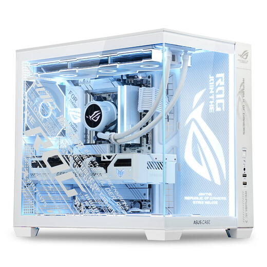 ASUS (ASUS) ASUS ROG family bucket AMD Ryzen R7 9800X3D barebone game console 7800X3D ASUS complete machine Fubukihime sea view room assembly computer 9800X3D barebone + 32G + 5.0 solid state | Xiao Fubuki version