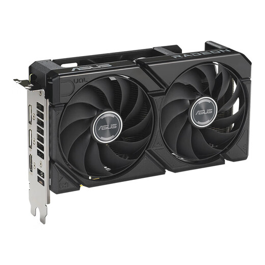 ASUS RX9060XT 9070XT OC 8G/16G graphics card Snow Leopard/Master E-sports AI design rendering game desktop independent graphics card Snow Leopard DUAL RX9060XT 16G