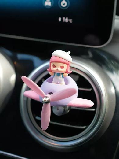 Yusenyi Car Aromatherapy Perfume Car Air Conditioner Air Vent Clip Fragrance High-end Cute Doll Pilot Car Goods SP Dream Seeker Red and Blue Aircraft Vent Aromatherapy 1g