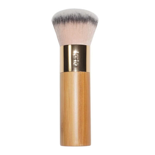 Tarte Portable Loose Powder Brush, Powder Brush, Soft-bristled Powder Brush, Bamboo Handle, Full Face Makeup Makeup Brush, 0 Count, Man-made Fiber
