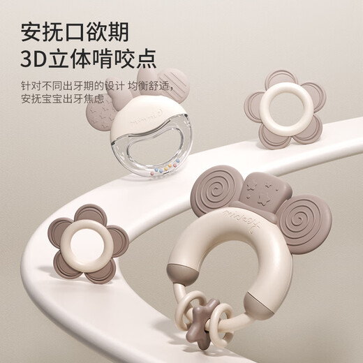 Disney rattle soothing gift box newborn meeting gift baby toy gift box full moon gift Leyou gift box style