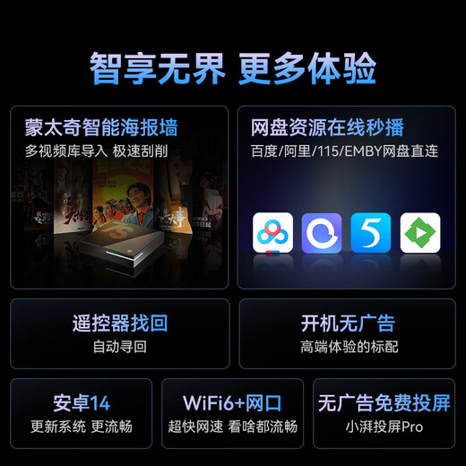 Tencent Aurora Box 7S 8K HD TV-Box Smart Internet TV Set-Top-Box Dolby Vision DTS X 4+128G Dualband WiFi6 START Cloud-Spiel