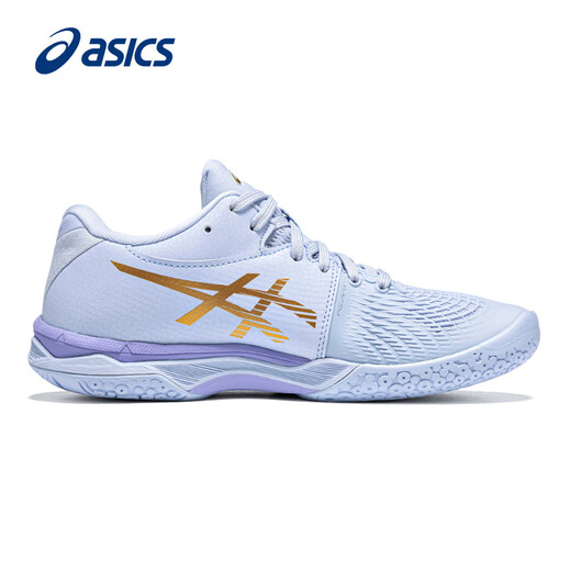 ASICS new badminton shoes Aurora 4PB men's and women's Apocalypse CONTROL FF3 ultra-light non-slip professional competition shoes 1072A089-405 Apocalypse 3rd generation new color - white and purple, free shoe bag + towel socks 41.5