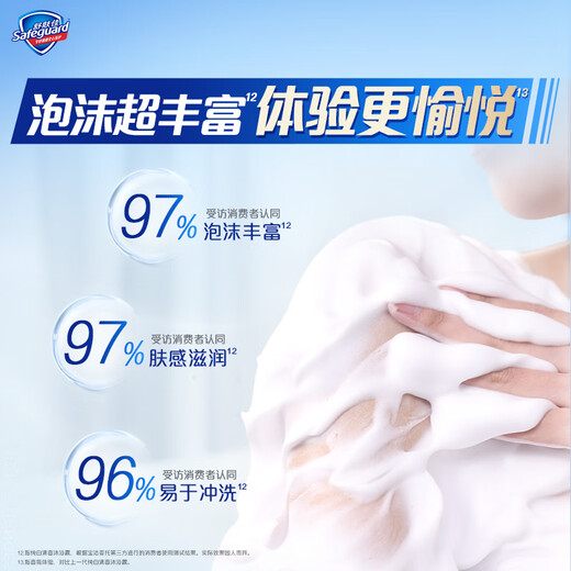 Safeguard Healthy Purifying Shower Gel Pure White Fragrance 720g Long-lasting Protection Shower Lotion New and Old Packaging Random