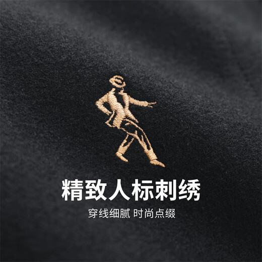 Dances with Wolves Goose Down Liner Baseball Collar Wool Jacket Men's 2025 Autumn and Winter New Warm Men's Jacket 1003 Black 001 XL (180)