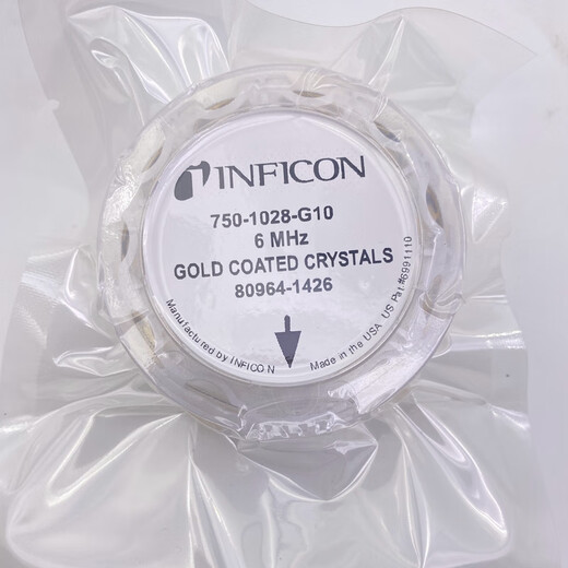 Crystal oscillator INFICON crystal oscillator INFICON optical coating crystal 750-1028-G10/10 pieces
