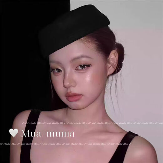 Jiyu Retro Baroque White Beret French Hepburn Style Dress Hat Exquisite Fashion Top Hat New Accessories White Retro Baroque Top Hat