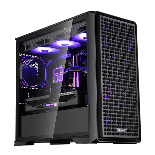 AMD Ryzen 5 5600 AMD family bucket assembly computer RTX5060/RX7650GRE host AI rendering desktop computer complete game e-sports DIY assembly machine kit configuration four R5 5600/RX7650GRE 8GB single host