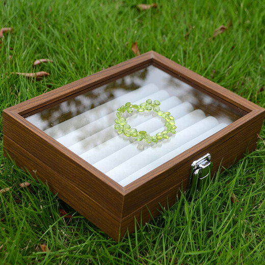 Her Generation Natural Peridot Bracelet Small Fresh Green Ins Style Design Faceted Color Gemstone Bracelet 7*7*4MM Peridot (861752)