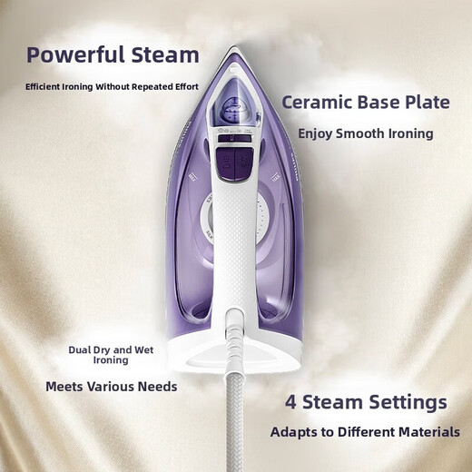 Philips electric iron GC1752 household small steam handheld high-power ironing clothes brand iron ironing machine GC1752 brand new