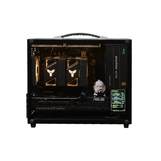 ASUS R5 9600X/RTX5060/RX9060XT/7500F/RX7650GRE high-end mini ITX desktop assembly computer host e-sports game live broadcast DIY complete machine configuration six丨9600X丨ASUS RTX5060