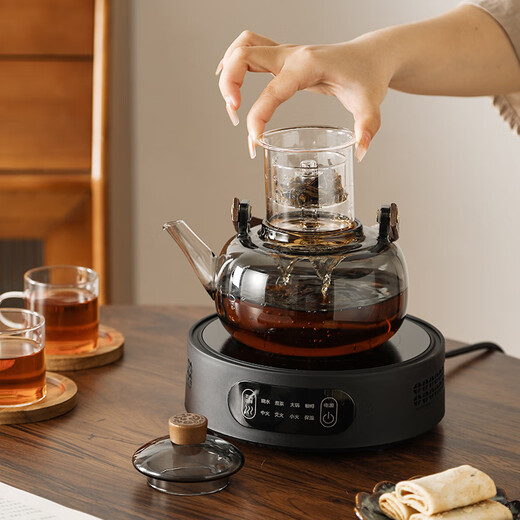 Jiwu Forest Furnace Tea Kettle Electric Ceramic Stove Heating Kettle Tea Maker Health Kettle Steaming All-in-One Kung Fu Tea Set