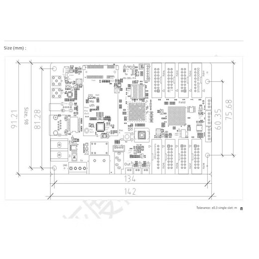 Gray HdC08L full color LED asynchronous control card network WIFI video display