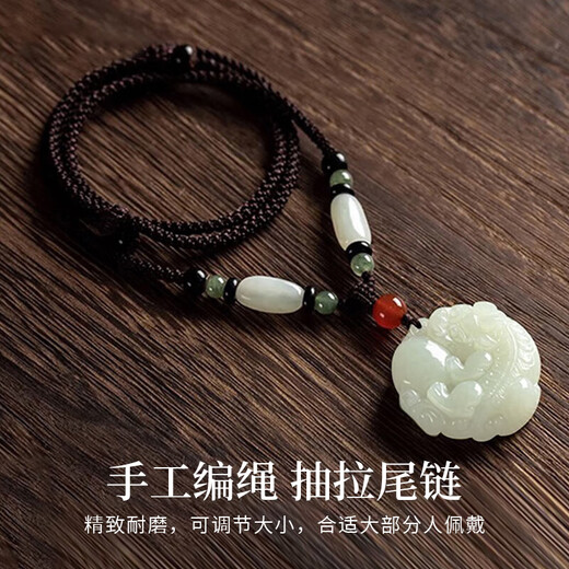 Chinese jewelry Lucky Pixiu pendant for men and women, transit necklace pendant, jade pendant, commemorative birthday gift for girlfriend