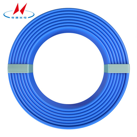 Hengtong Optoelectronic Wire and Cable BVR4 square national standard copper core wire single core multi-strand soft wire home decoration line 100 meters wire 4 square BVR soft wire (zero line/blue 100 meters)