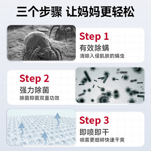 Jibu Pharmaceutical Mite Repellent Spray Bedding No-Wash Sun-Free Sterilization Bacterial Antibacterial Bed Disinfection Removes Mites Can Be Used by Mothers and Infants