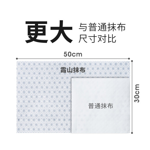 Shuangshan non-woven lazy rag household kitchen disposable dishwashing cloth wet and dry use thickened and enlarged dishwashing towel plaid*4+line*4+hemp leaf style*4