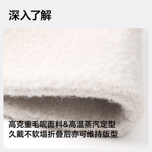 MISSION UV woolen warm fisherman hat for women in autumn and winter, versatile face-showing small winter hat, windproof and cold-proof hat for women in winter