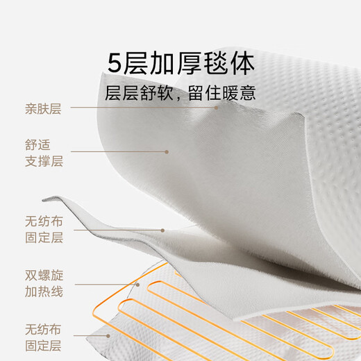 Mijia (MIJIA) Xiaomi smart electric blanket single version mobile phone remote appointment control scheduled mite removal 0.8*1.8 meters