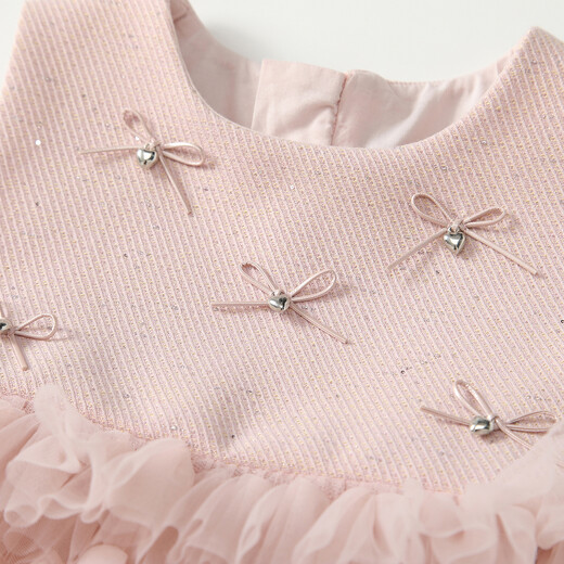 Fanhunting girls sweet style autumn dress 2025 new fashionable baby princess dress children's suit dress spring and autumn