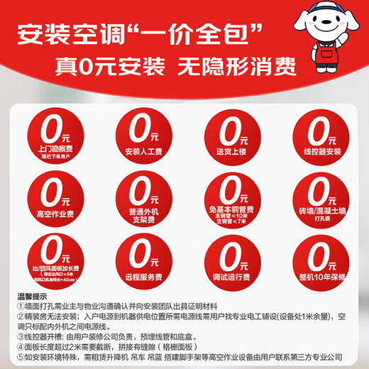 Haier central air-conditioning one-to-four and one-to-three household living room multi-split, one-price all-inclusive, full DC variable frequency first-level energy efficiency embedded whole-house air conditioner Yunshu Pro+ 7 HP, first-level energy efficiency one to six, four rooms and two living rooms, 140 double fans