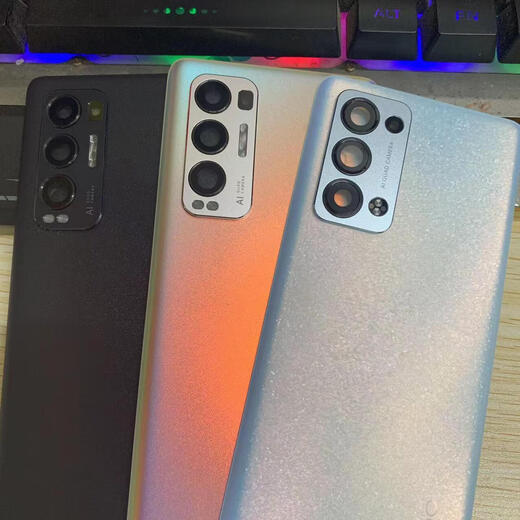 Suitable for oppo reno6 back cover original glass reno6pro original disassembly case reno5pro+back cover reno6pro+original 99+moonsea black+added mirror
