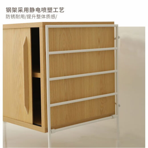 Fantasy iron art simple expandable shelf accessories component storage floor 206 plus white frame 43 wide including cross rod