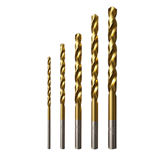 Kraftwell 5-pack straight handle twist drill electric drill bit metal drilling AI5281