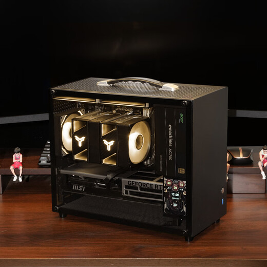 MSI Intel i5 12400F/ 225/5060/3050 live broadcast design e-sports game DIY desktop host assembly computer mini host portable ITX complete machine ULTRA Configuration 1丨12400F+3050