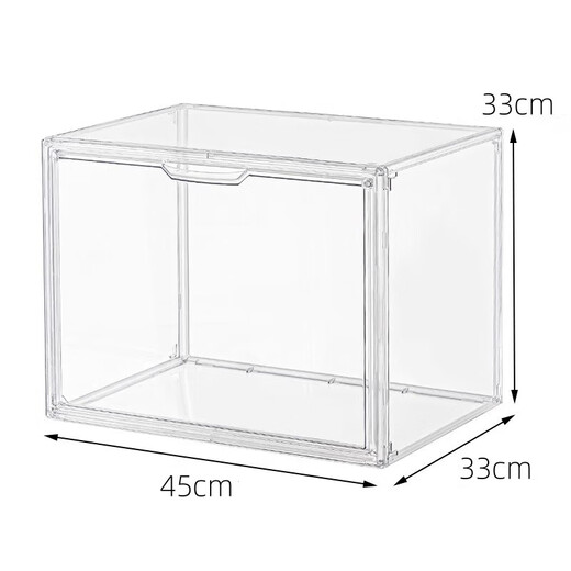 Doll Storage Tube Plush Toy Storage Box Doll Figure Display Cabinet Organizing Box Doll Stand Transparent Storage Box Big Mac 45*33*33
