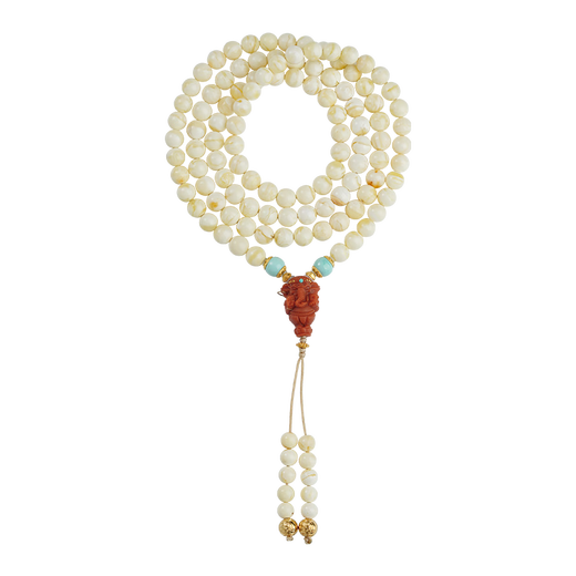 Potala Palace 18K gold beeswax southern red and turquoise beads multi-circle bracelet necklace men and women transfer beads bracelet birthday gift