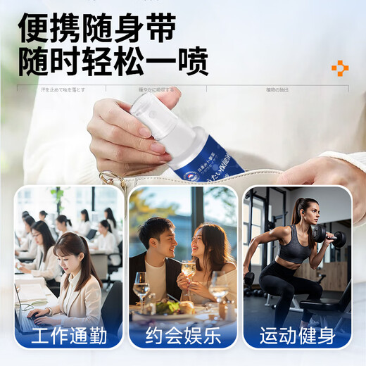 Jibu Pharmaceutical Antiperspirant Lotion to Remove Body Odor for Men and Women Special Underarm Odor Deodorant Cleansing Liquid Antiperspirant Spray *3 Bottles