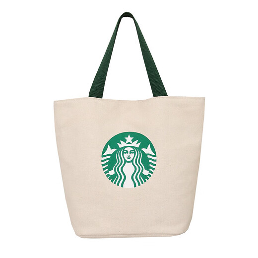 Fashionable canvas small handbag Korean style casual bag coffee lunch bag hand bag versatile women's bag with rice bag black