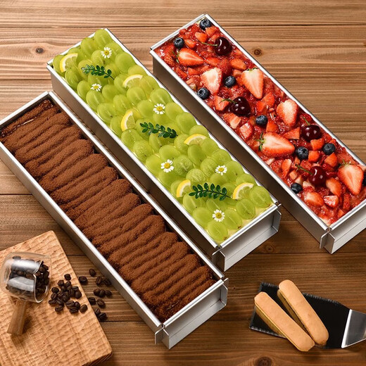 Wild pigeon tiramisu mold long box internet celebrity cake dessert mold cake embryo tray baking mold crisper box
