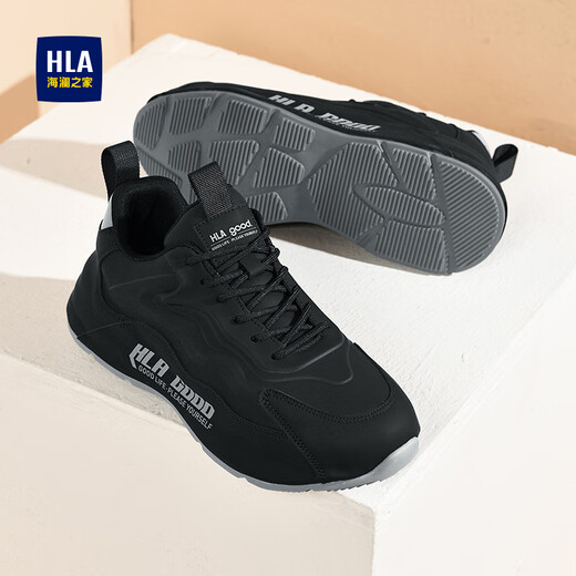 Heilan House (HLA) Men's Shoes Fashion Thick Sole Sports and Casual Shoes Men's HAAXXM3DAC279 Black 40
