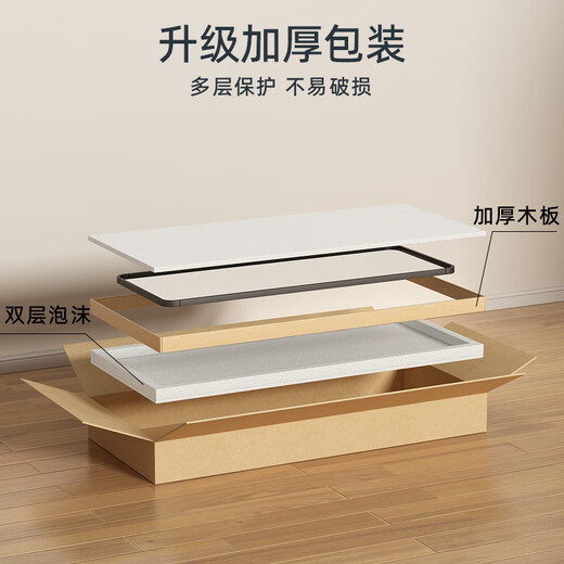 Anya full-length mirror dressing floor mirror home wall-mounted girls' bedroom makeup wall-mounted three-dimensional fitting mirror white