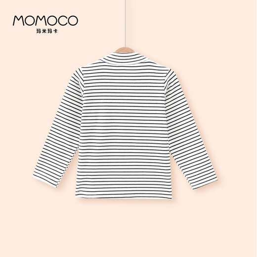 玛米玛卡（MOMOCO）童装男童打底衫2025秋冬款中大童潮流时尚打底衫 条纹 120