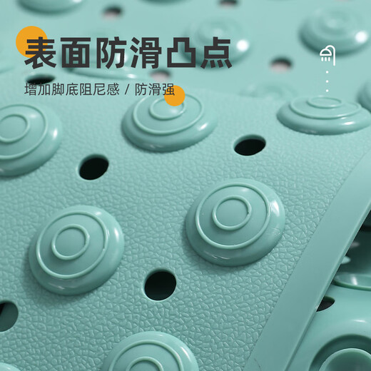 OUOETY dog bath anti-slip mat, medium and large dog mat, breathable leaking floor mat, beauty care products, Mars green anti-slip mat 60cm*90cm 100Jin Jin equal to 0.5kg, for use below