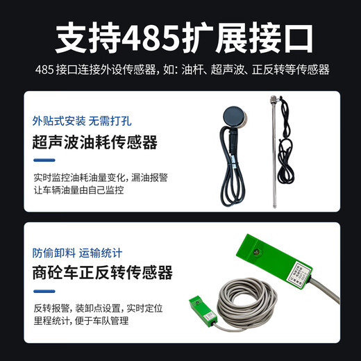 BSJ HD AI network camera fuel tank fuel consumption monitoring tower crane forklift engineering truck GPS Beidou positioning track fuel tank anti-theft monitoring camera