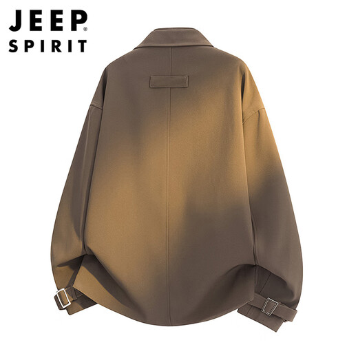 JEEP SPIRIT Jeep jacket men's suit jacket men's tops autumn and winter high-end casual high-end fake two-piece men's clothing