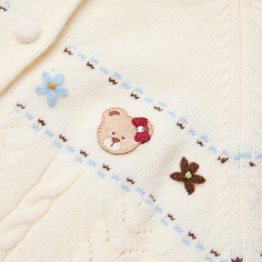 PawinPaw【商场同款】卡通小熊童装25年冬季新款女童套装裙两件套 Red红色/20 110