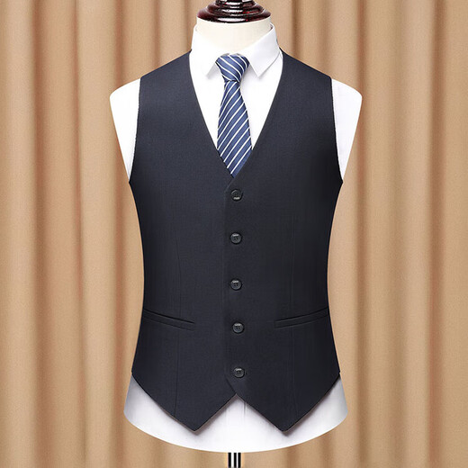 SEVEN 7Qi Brand 2025 Autumn and Winter New Men's Slim Suit Suit Business Casual Gray Three-piece Suit M 170